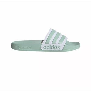 adilette mint green
